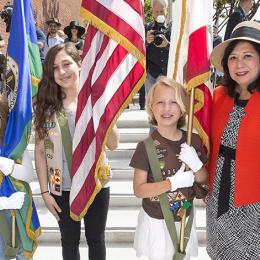 Fort Moore Pioneer Memorial Re-Dedication Ceremony